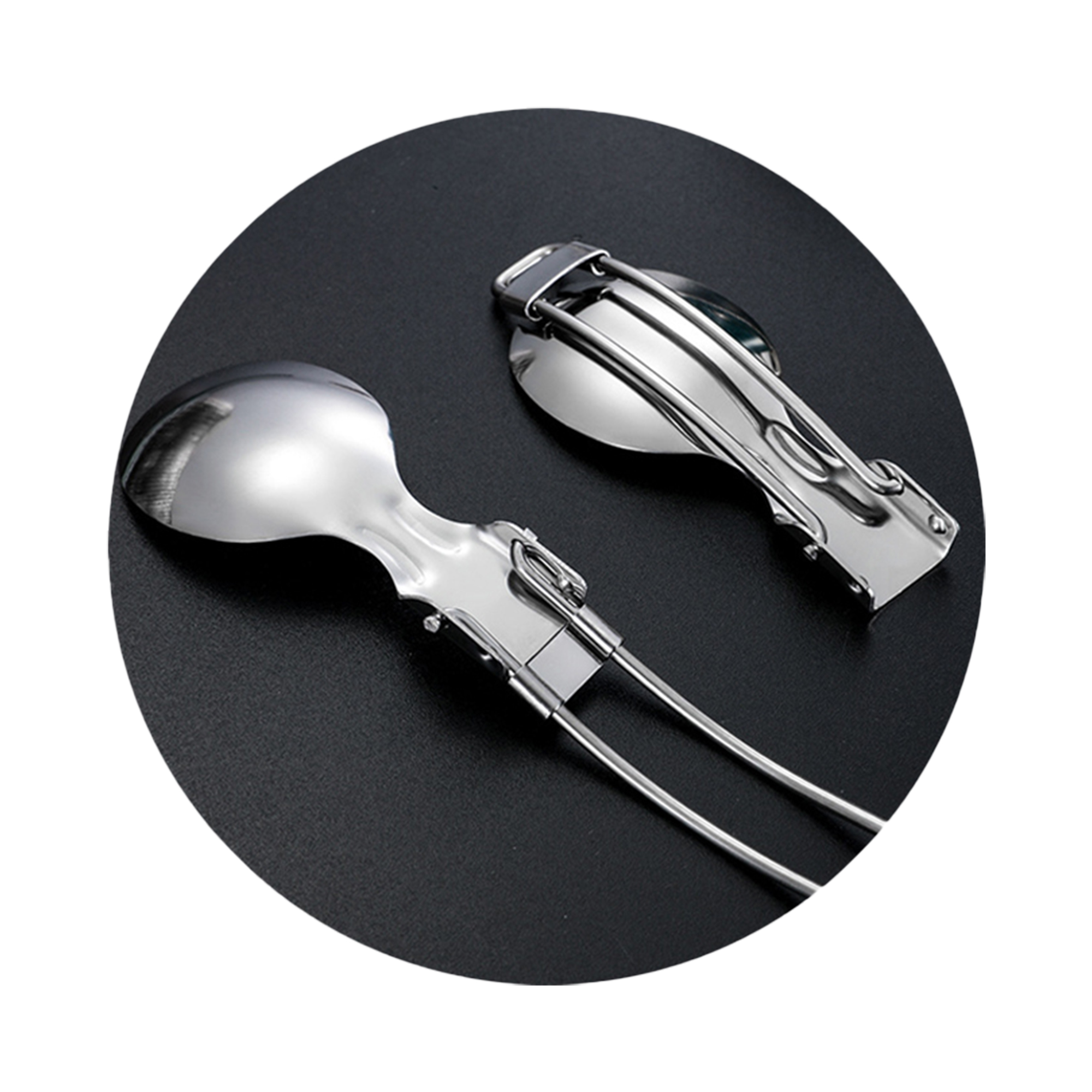 Portable Stainless Steel Foldable Cutlery Set 1