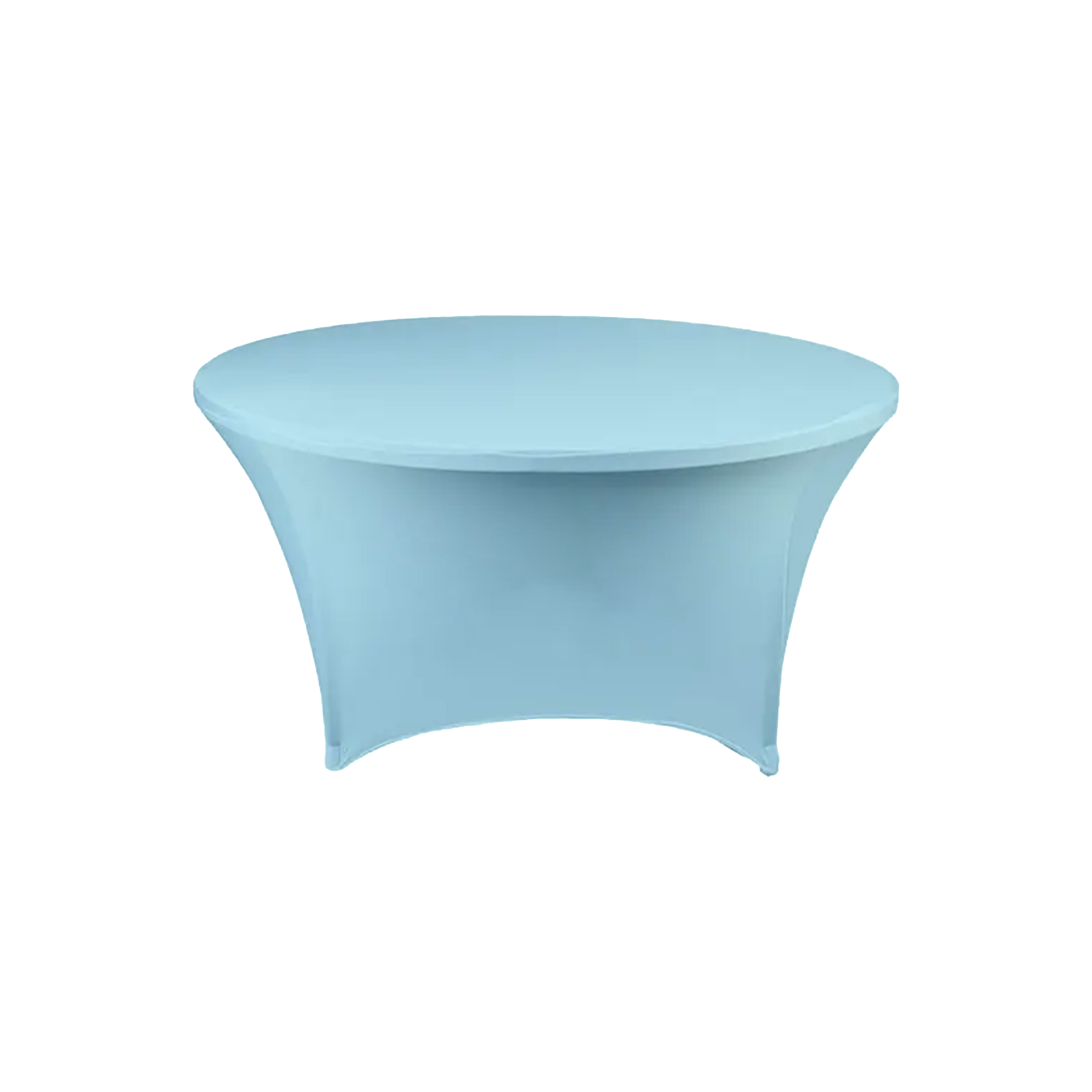 Navy Blue Fitted Round Table Cover 2