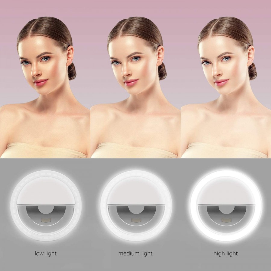 Clip On Ring Light for Selfie and Zoom Video Conference 6
