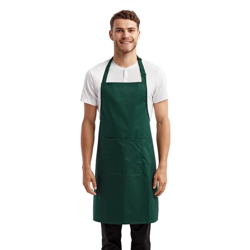 Artisan Collection By Reprime Unisex 'Colours' Recycled Bib Apron With Pocket 101