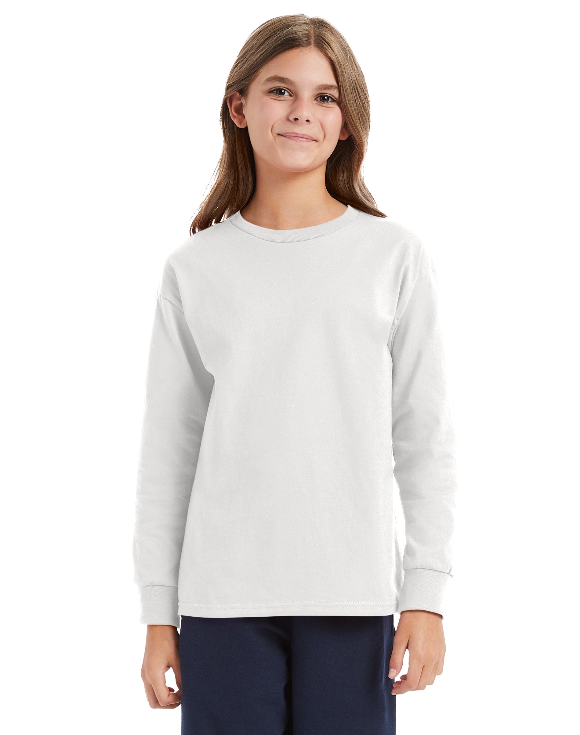 Hanes Youth Authentic-T Long-Sleeve T-Shirt 6