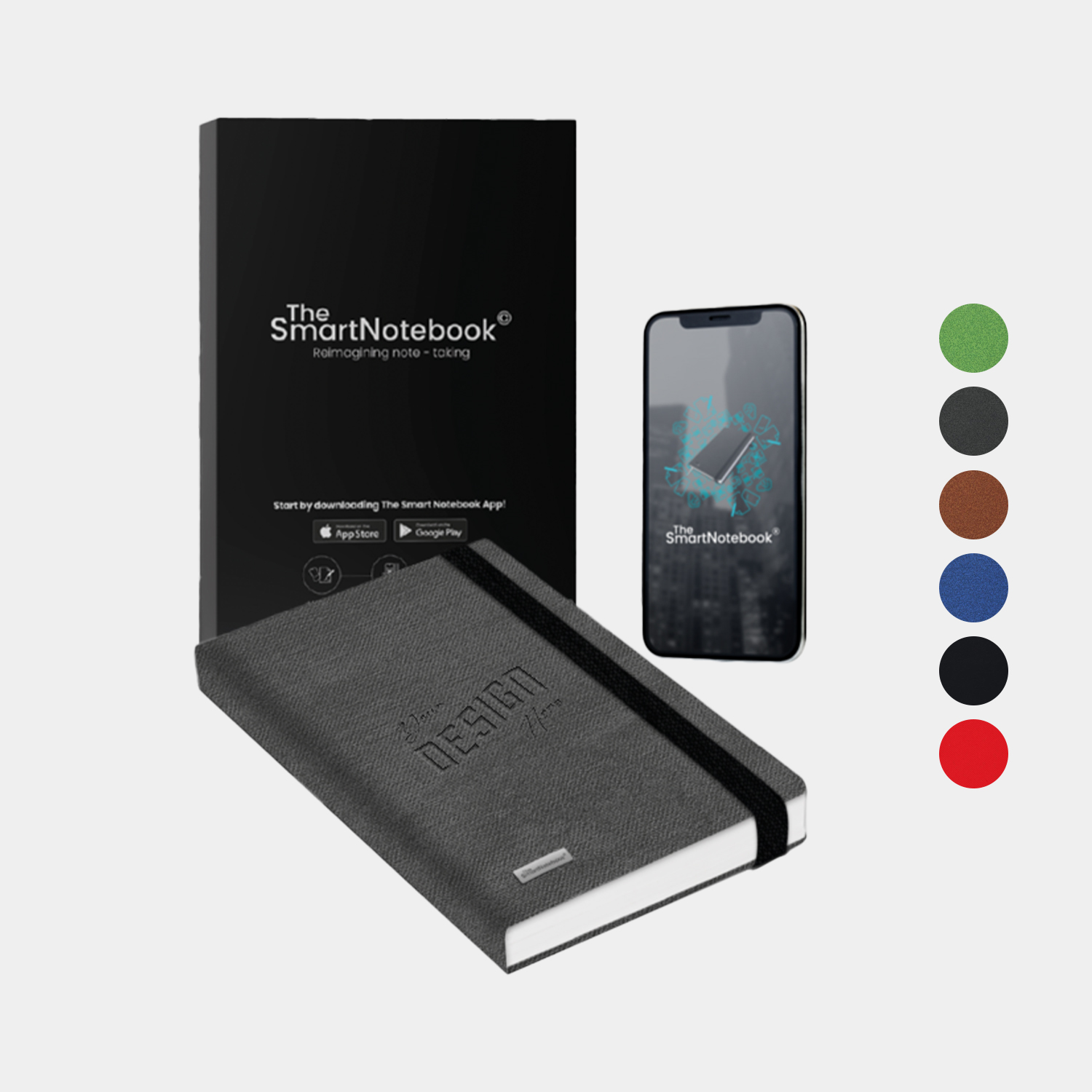 The SmartNotebook® Eco-Friendly Business Executive Smart Hard Cover Notebook 2