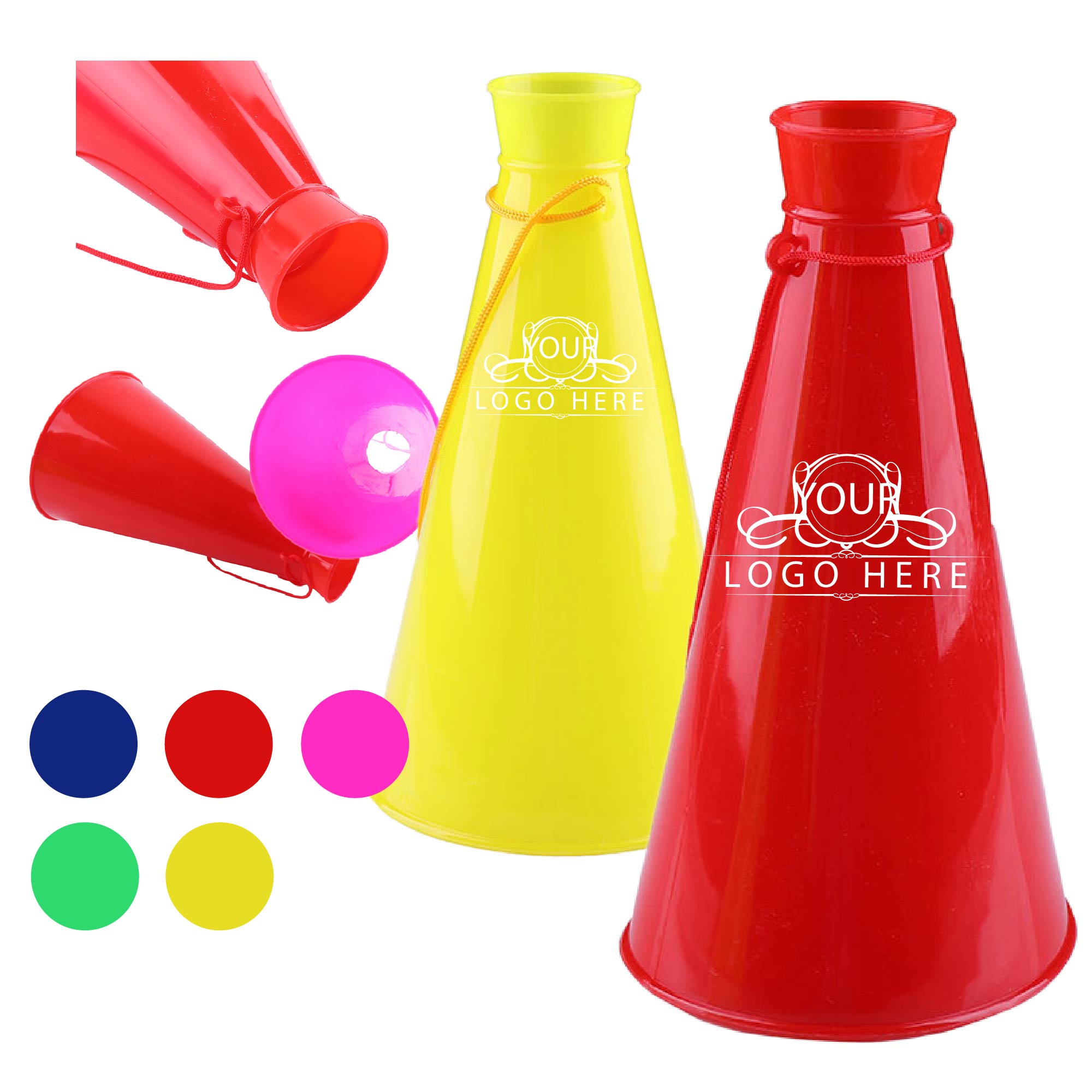 Plastic Cheer Blow Megaphone 2