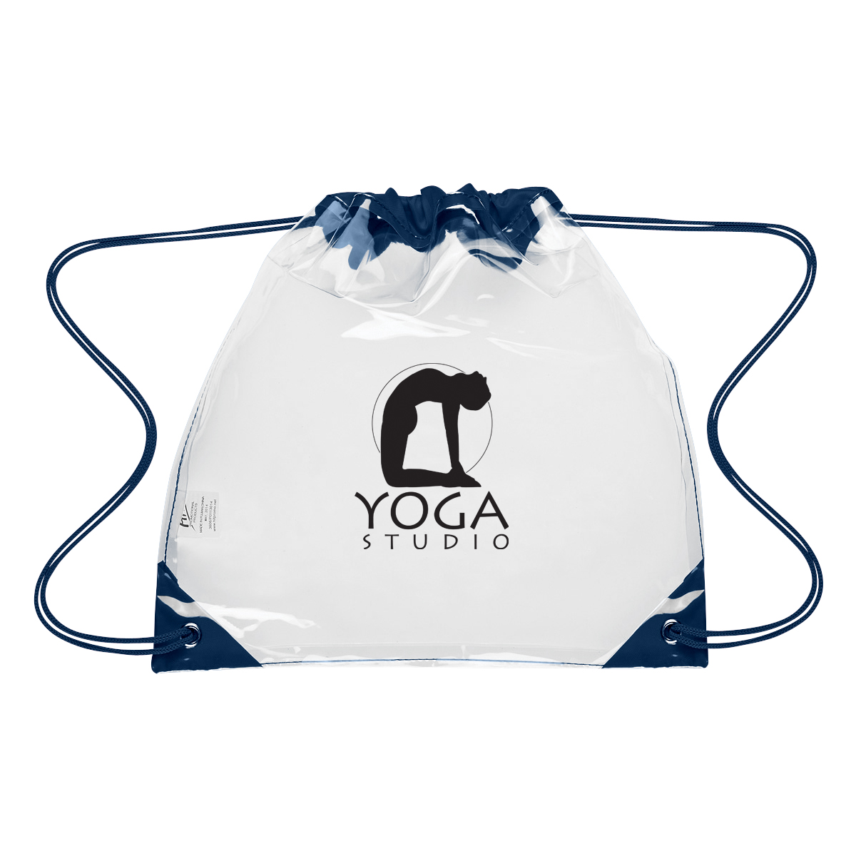 Touchdown Clear EVA Drawstring Backpack 4