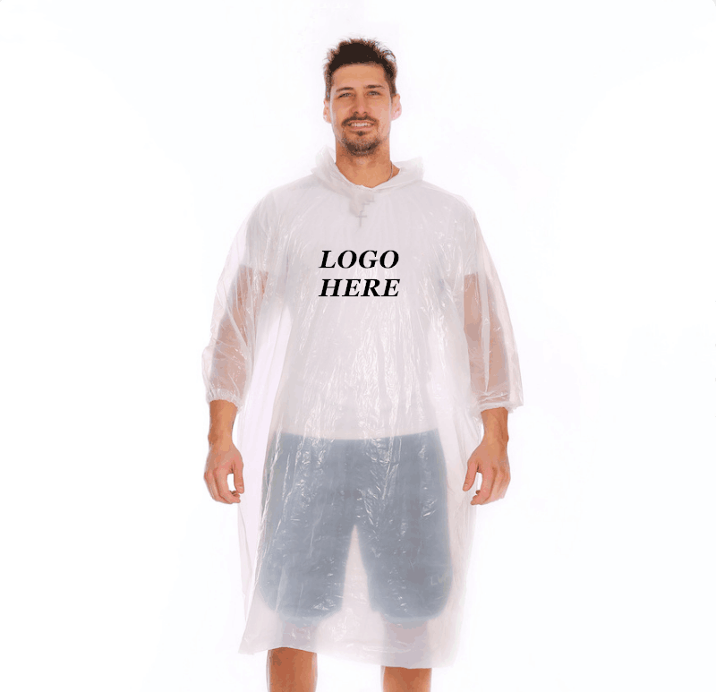 Custom Emergency Rain Poncho 2