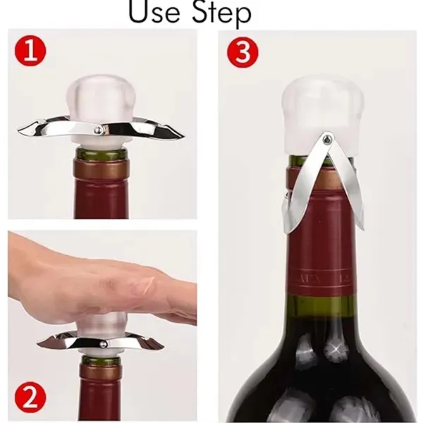 Silicone Wine Bottle Stopper with Cap for Freshness 5