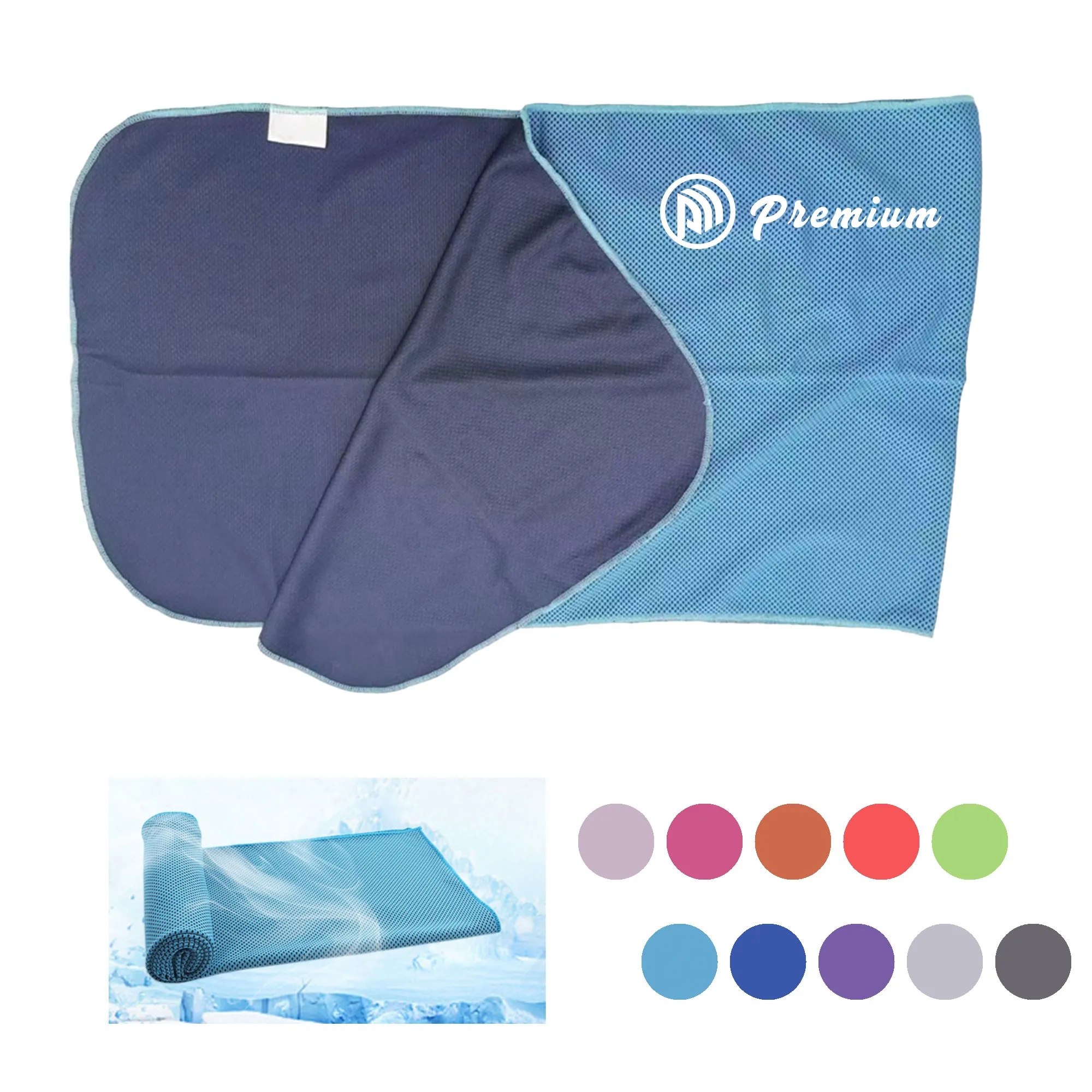 39.4" x 11.8" Microfiber Chilly Towel