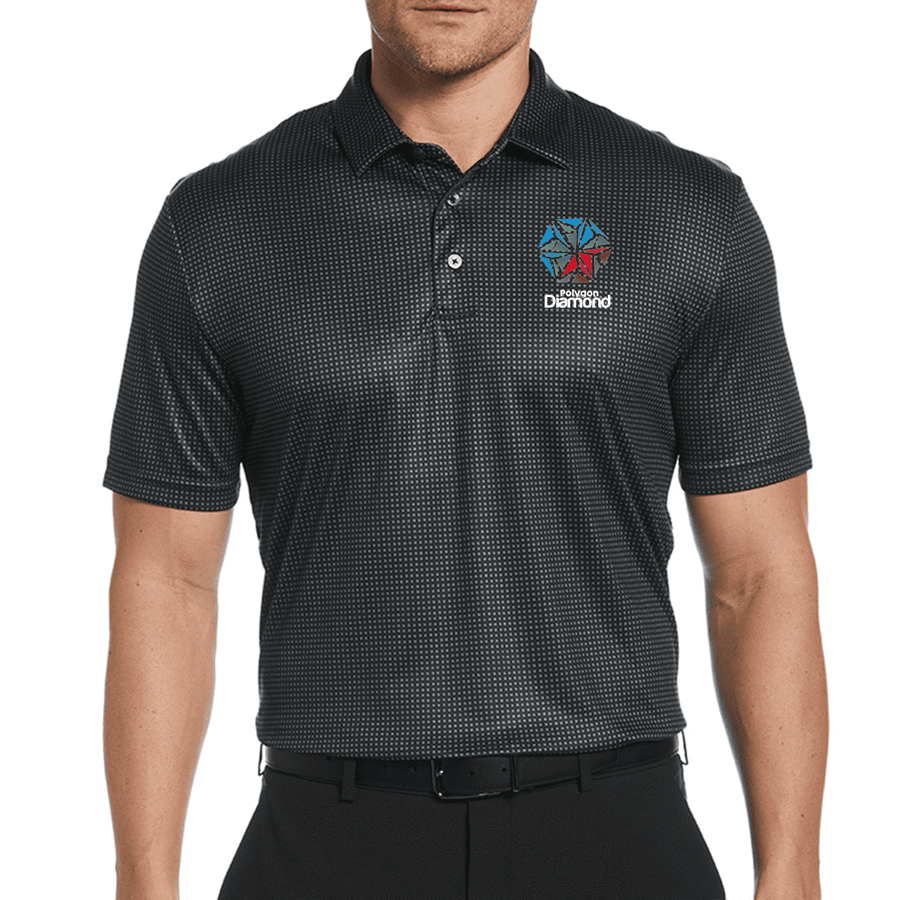 Perry Ellis Men's Printed Polo (6.3 oz) 2