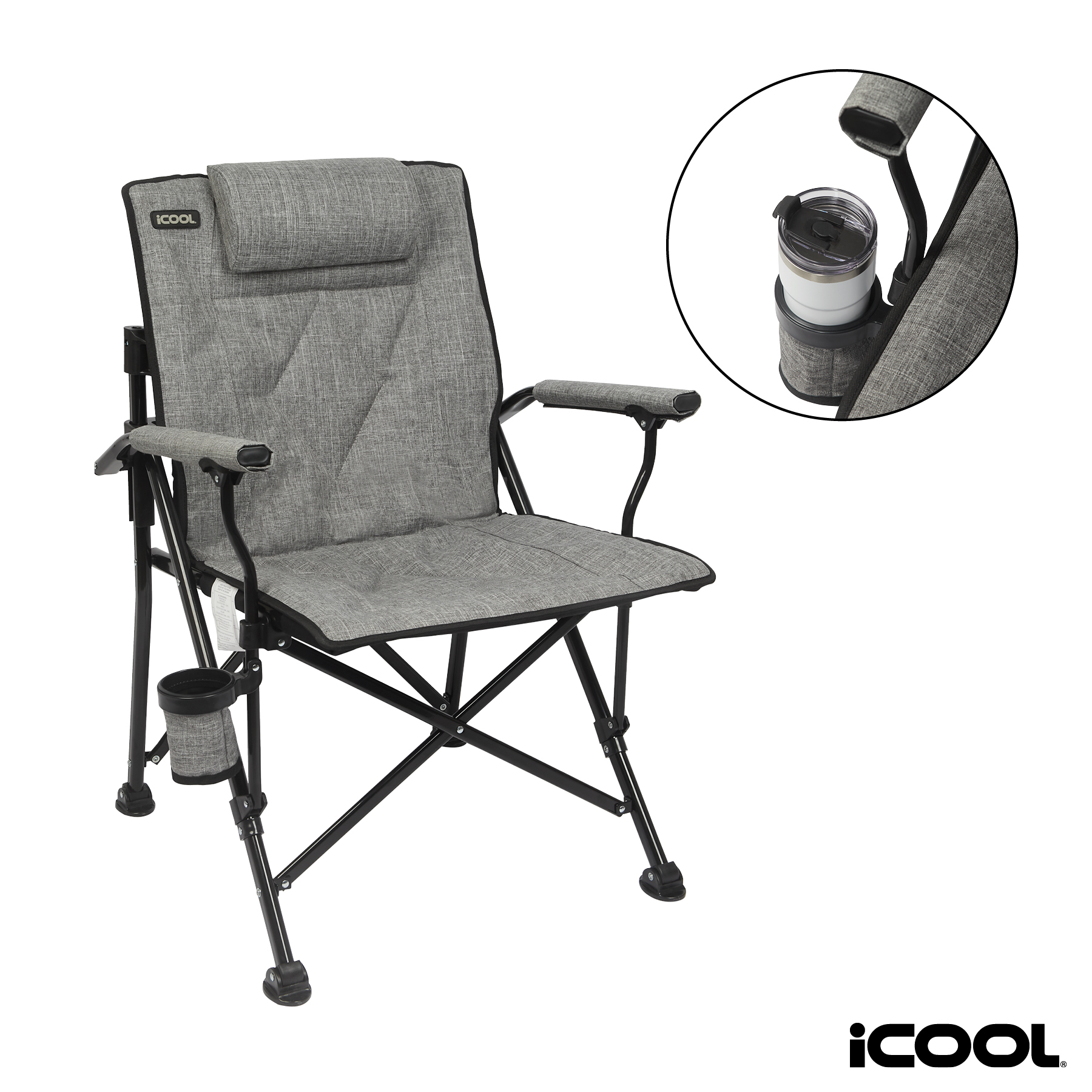 iCOOL Twin Peaks Portable Camping Chair 16