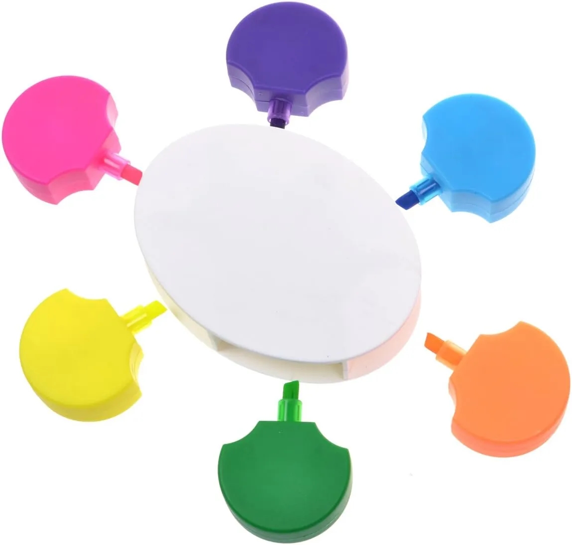 6 Color in 1 Flower Shape Highlighter Marker 1