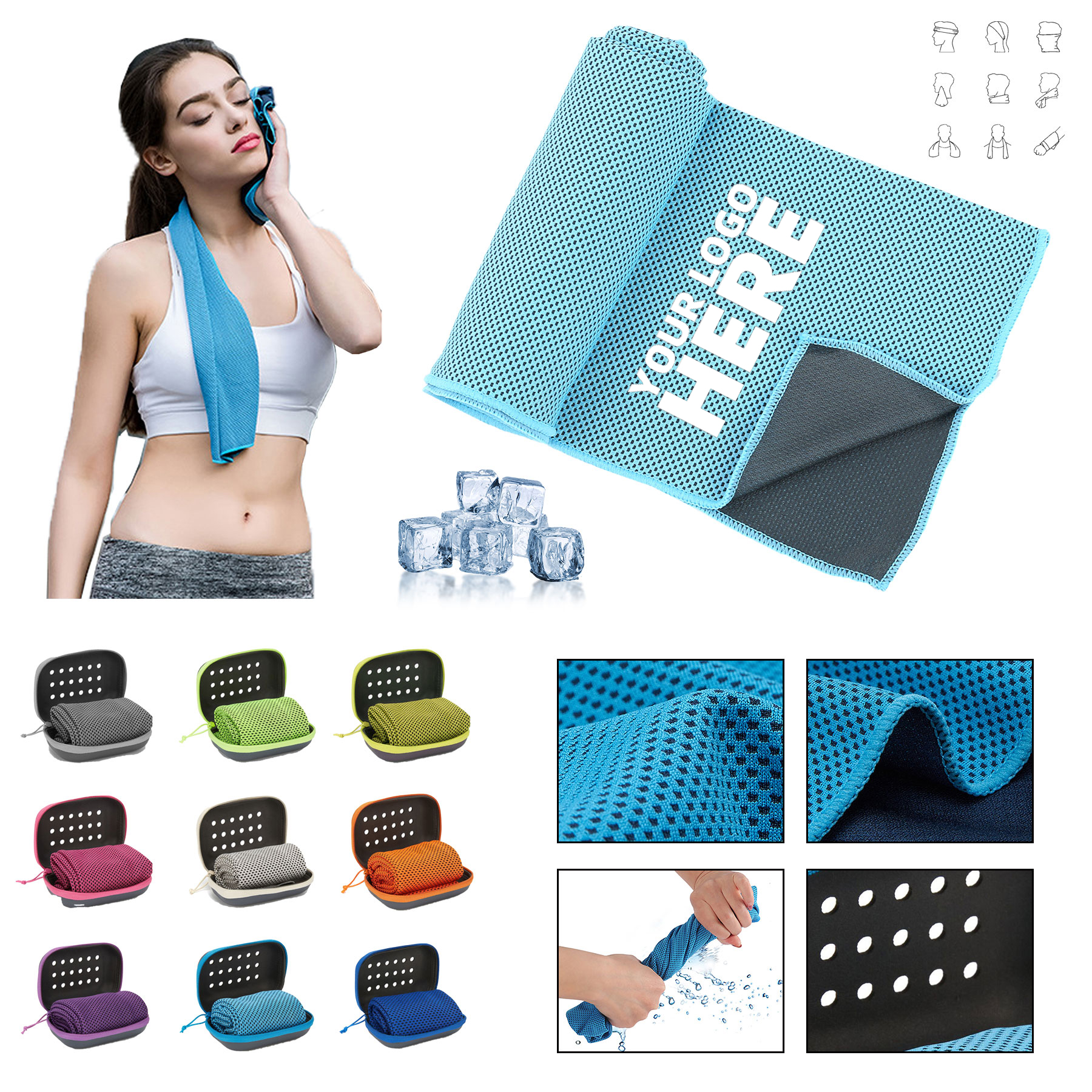 Exercise Sweat Absorbing Cooling Towel 1