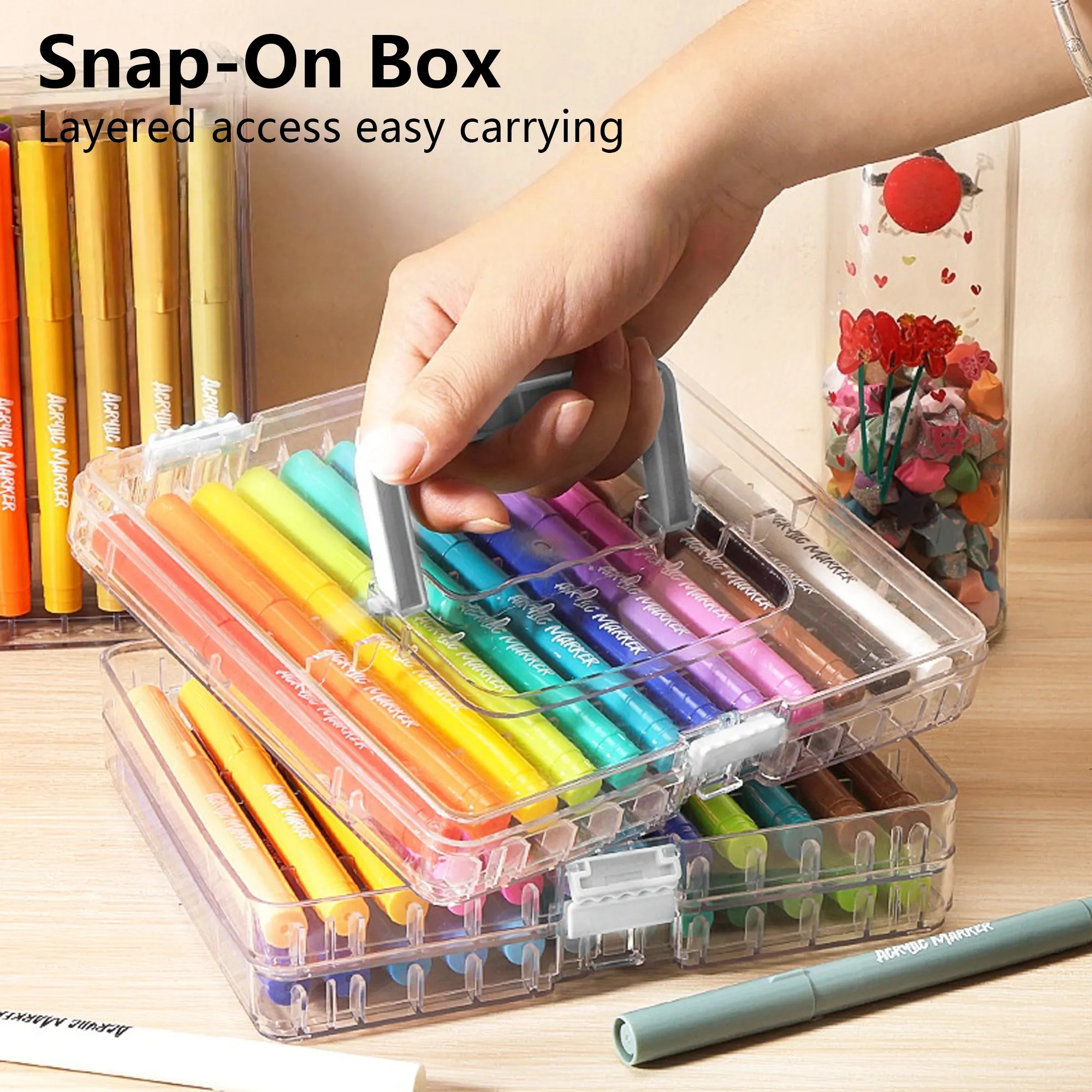 12 Color Washable Acrylic Markers Set Free Shipping 5