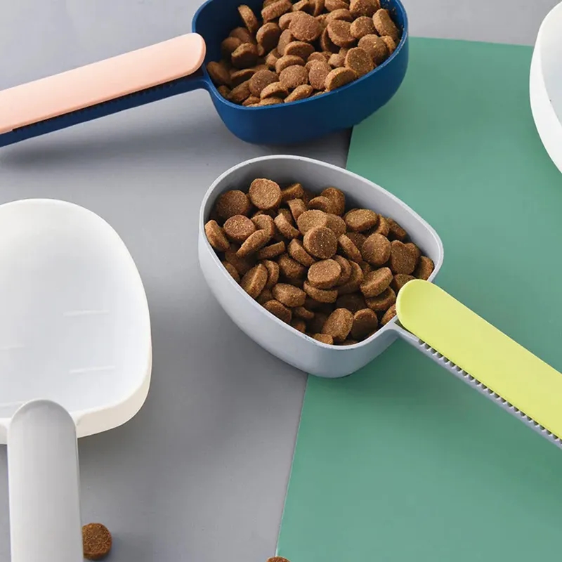 2 in 1 Pet Food Spoon With Sealing Clip 4