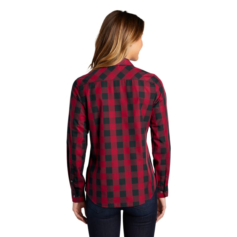 Port Authority Ladies Everyday Plaid Shirt. 15