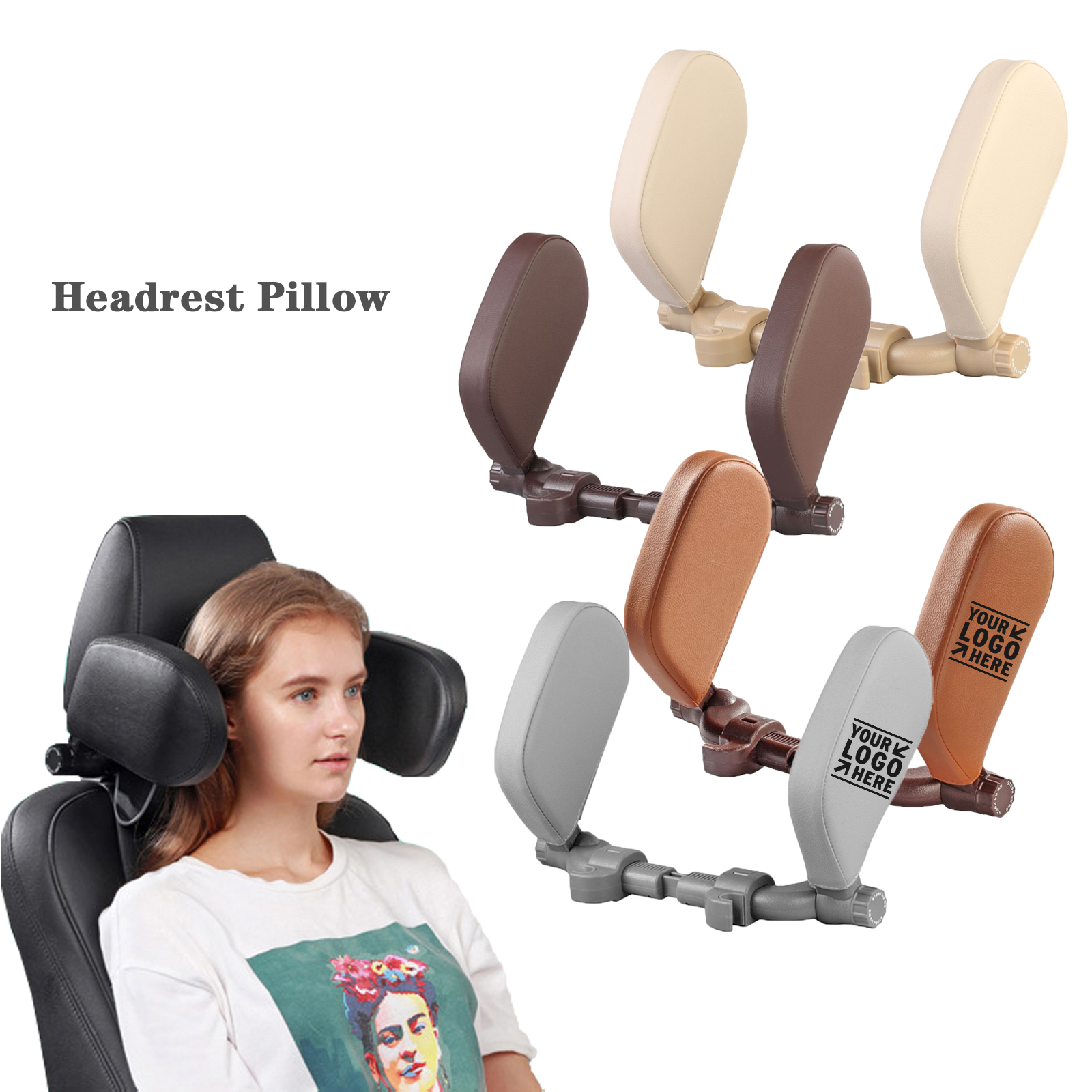 Adjustable Car Seat Head Neck Support