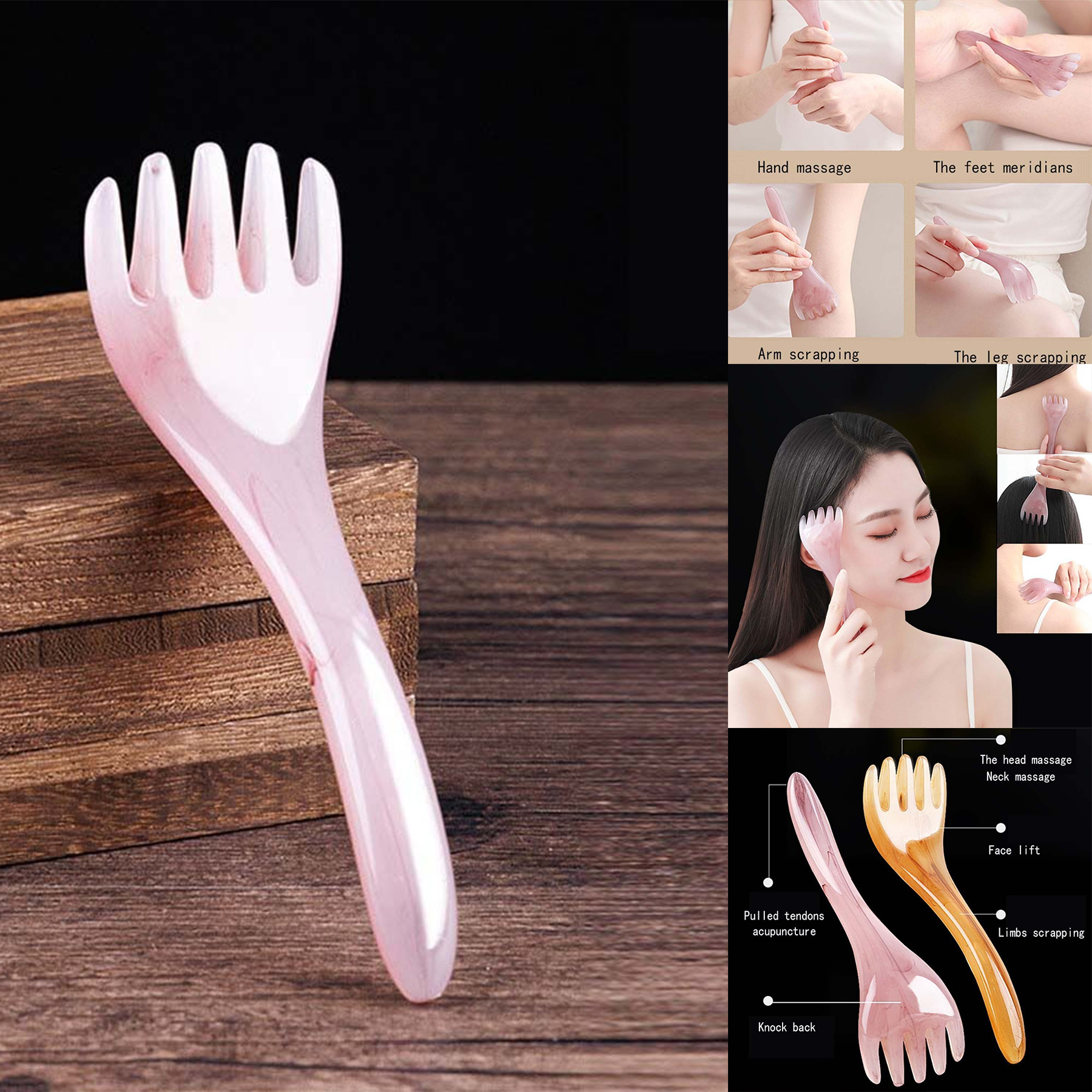 Five Finger Scratcher Head Massage Comb 2
