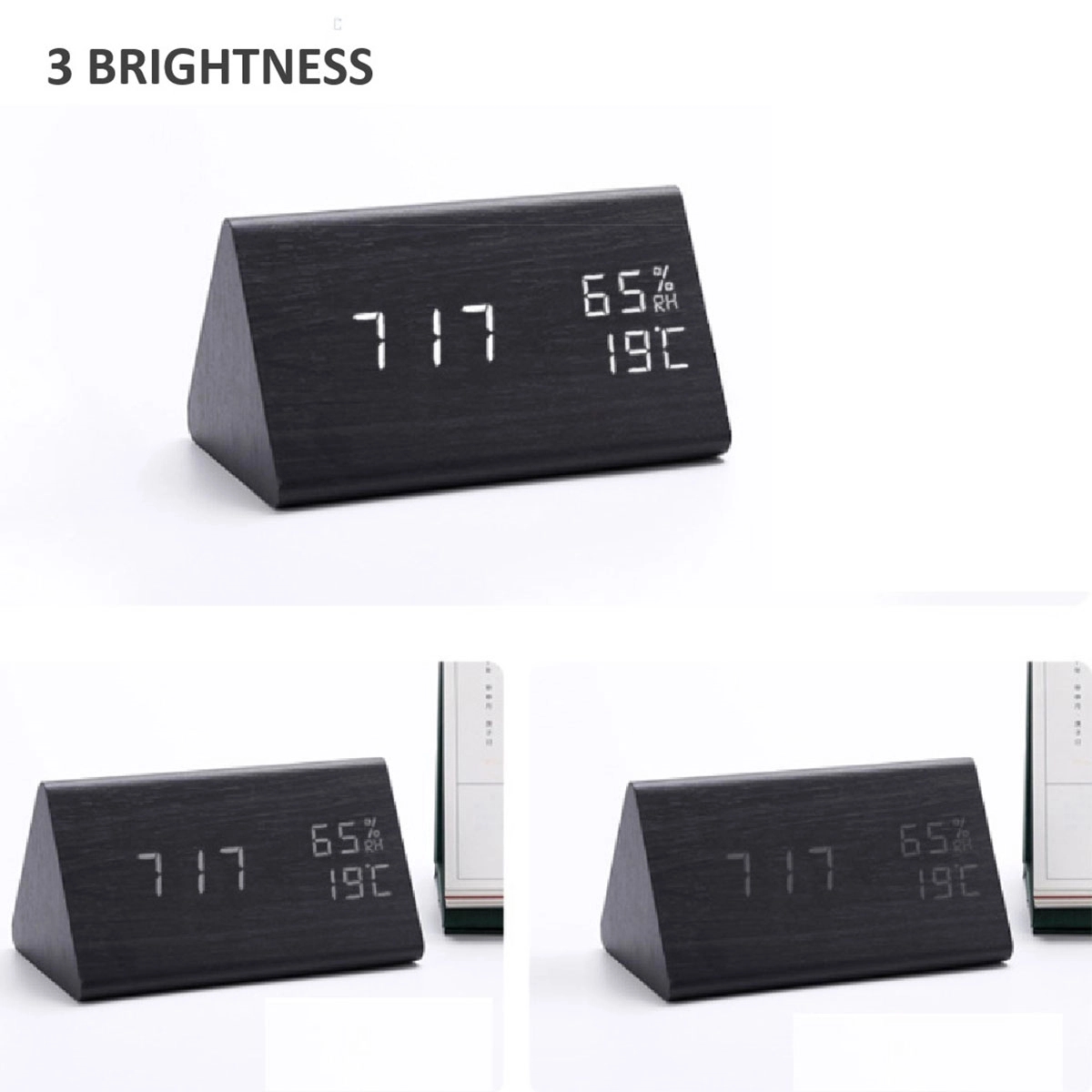 Digital Alarm Clock With Led Time Display 3
