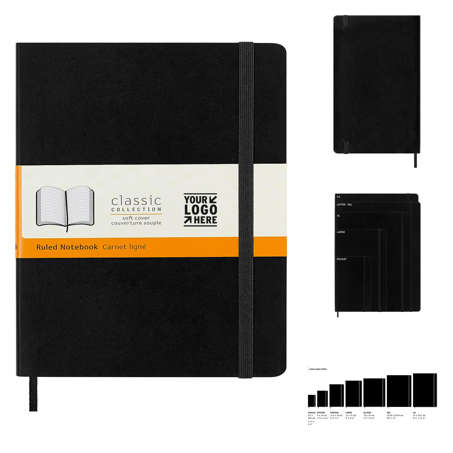 5" x 8.25" 96 Sheets Classic Notebook 1
