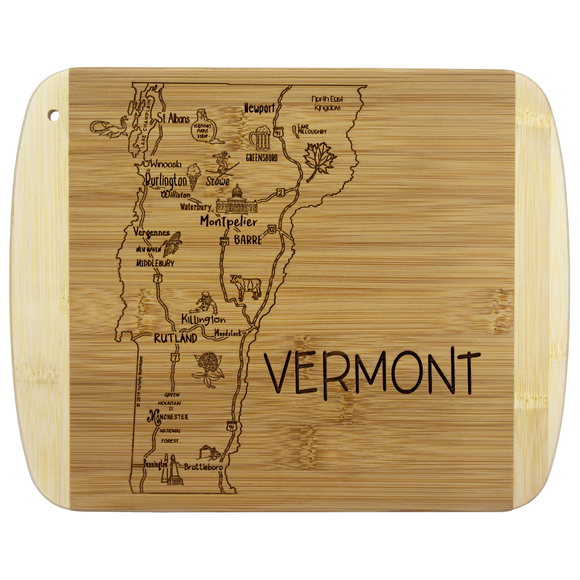 A Slice of Life Vermont Serving & Cutting Board 4
