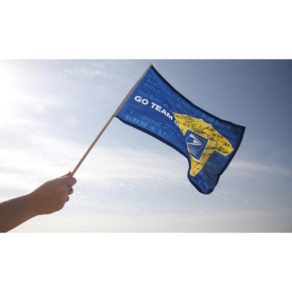 16" x 24" Custom Stick Flag - Digital Print 2