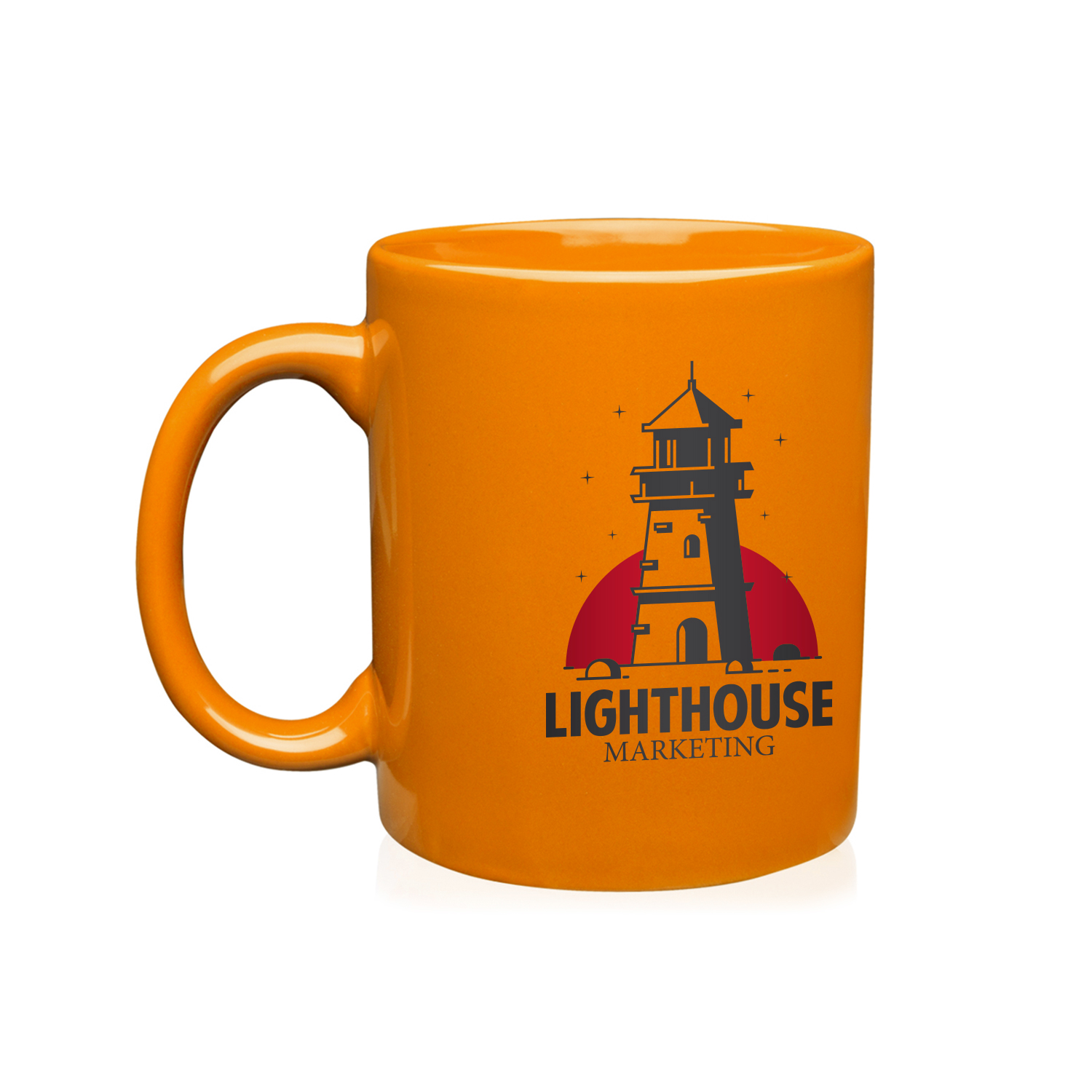 11 oz. Ceramic Custom Mug (2 Color Imprint) 24