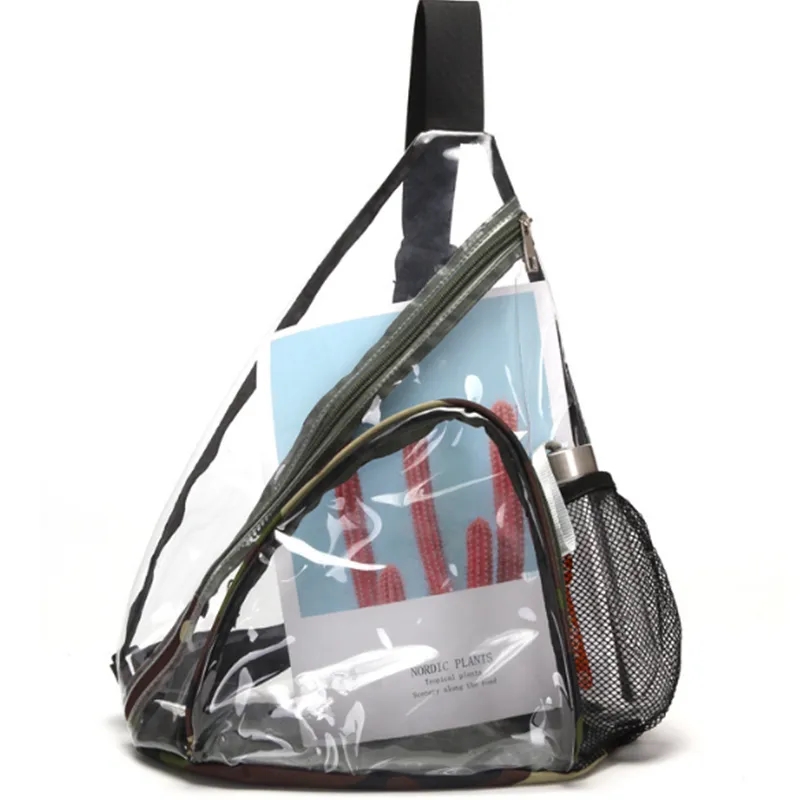 Clear PVC Crossbody Bag With Adjustable Strap 3