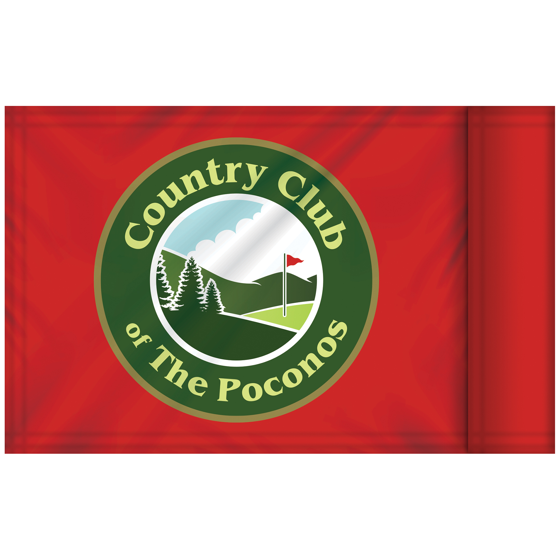 6" x 8" Double Sided Golf Flag with Tube 5