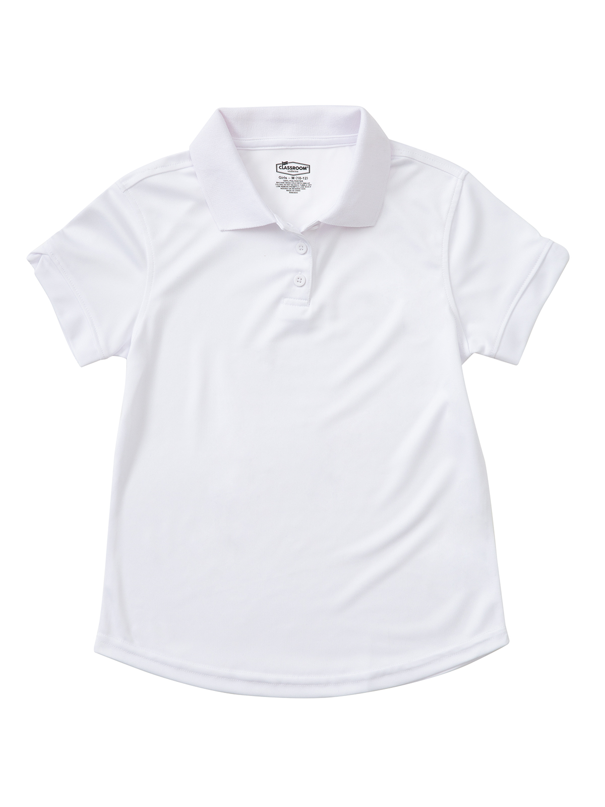 Classroom Uniforms - Girls' Short Sleeve Moisture Wicking Polo 8
