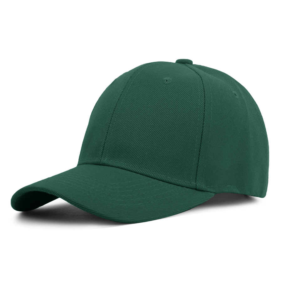 Stock Solid Color Polyester 6-Panel Cap 15