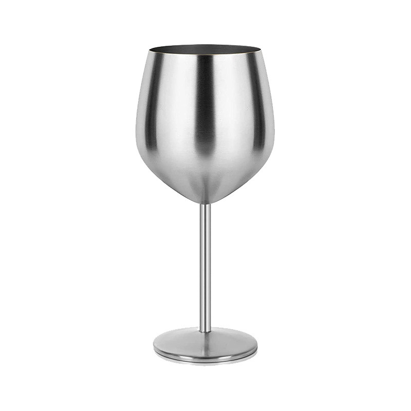 Stainless Steel Wine High Heel Glass 6