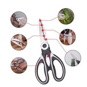 Multifunctional Scissors With Bottle Opener And Blade Cover 22