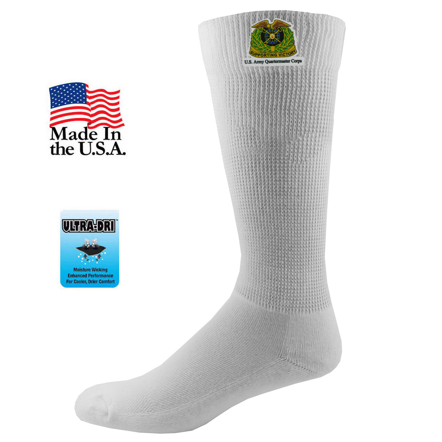 Non Binding Ultra-Dri Crew Socks