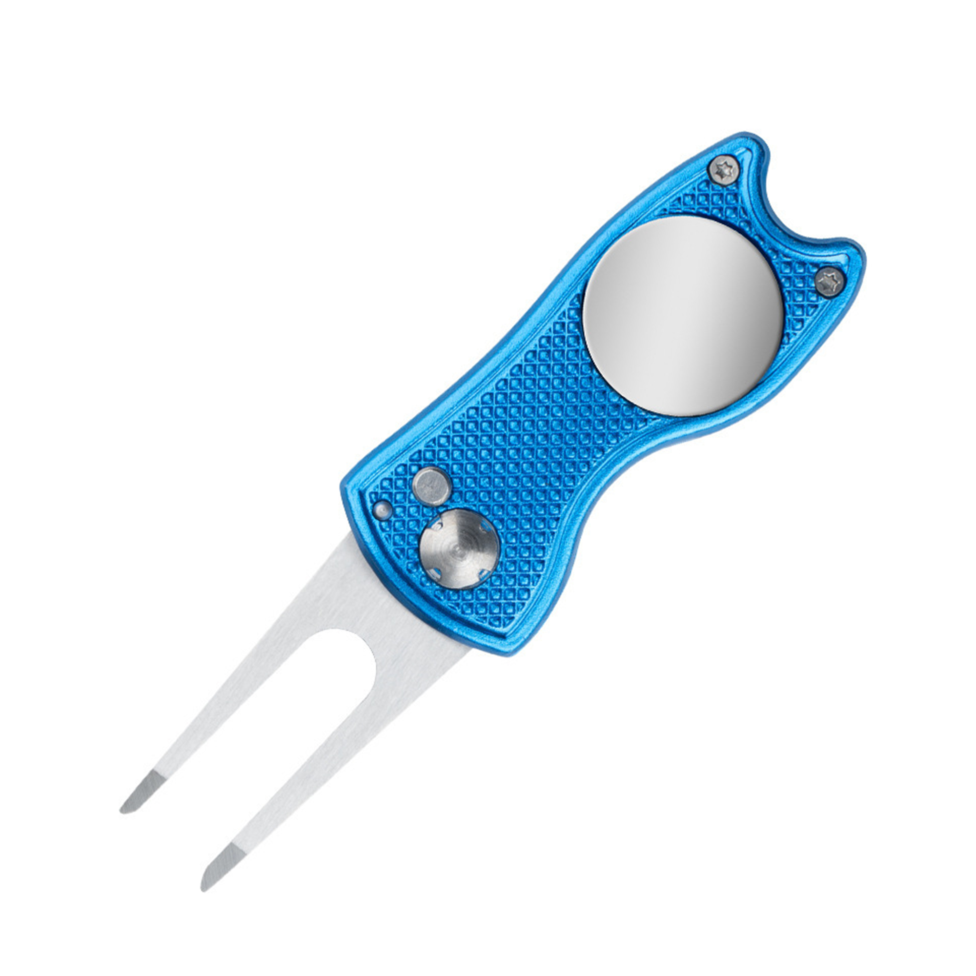 Metal Foldable Golf Divot Tool Magnetic Marker 8