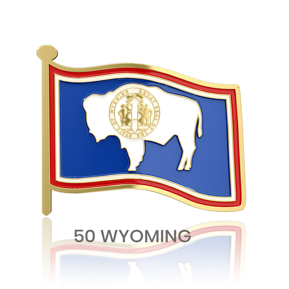 1" Stock Flag Pins 29