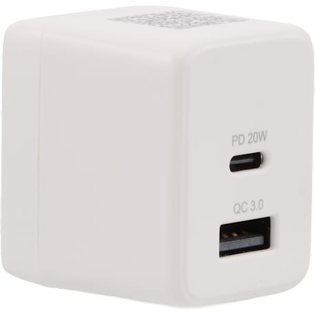 ETL Listed 20W Dual USB-A and C Wall Charger 46