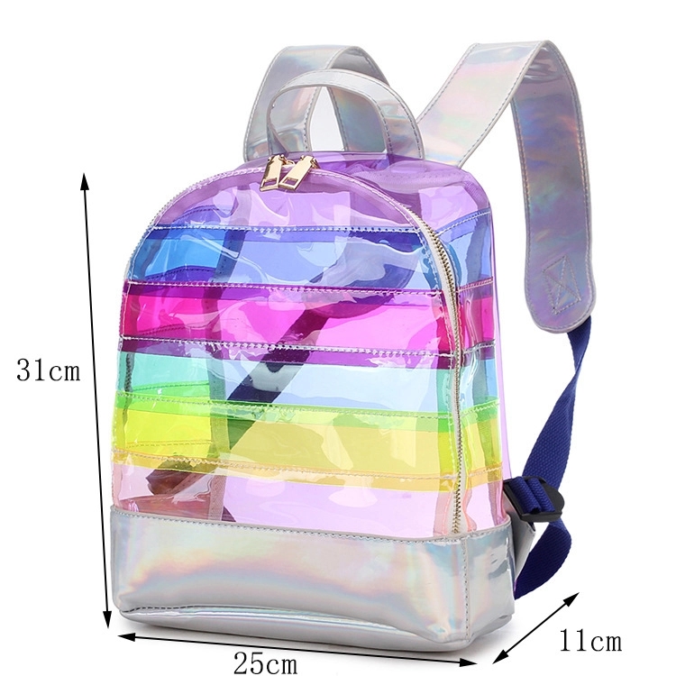 Multicolor Rainbow Mini Backpacks 5