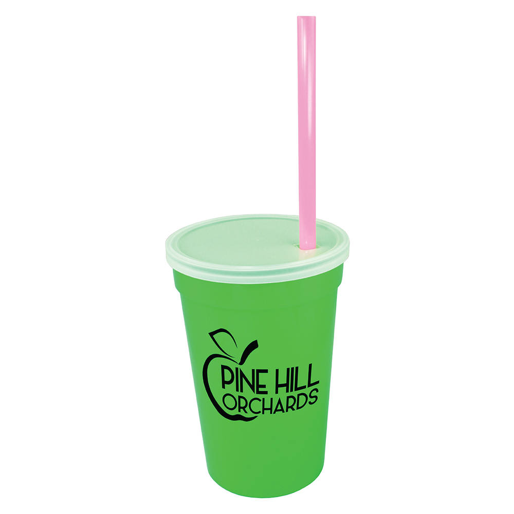 17 oz. Smooth Cup/Straw/Lid Set 28