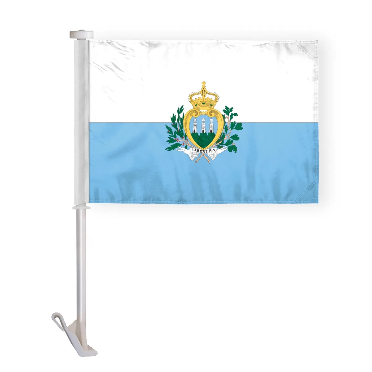 World Flag - San Marino With Seal 14