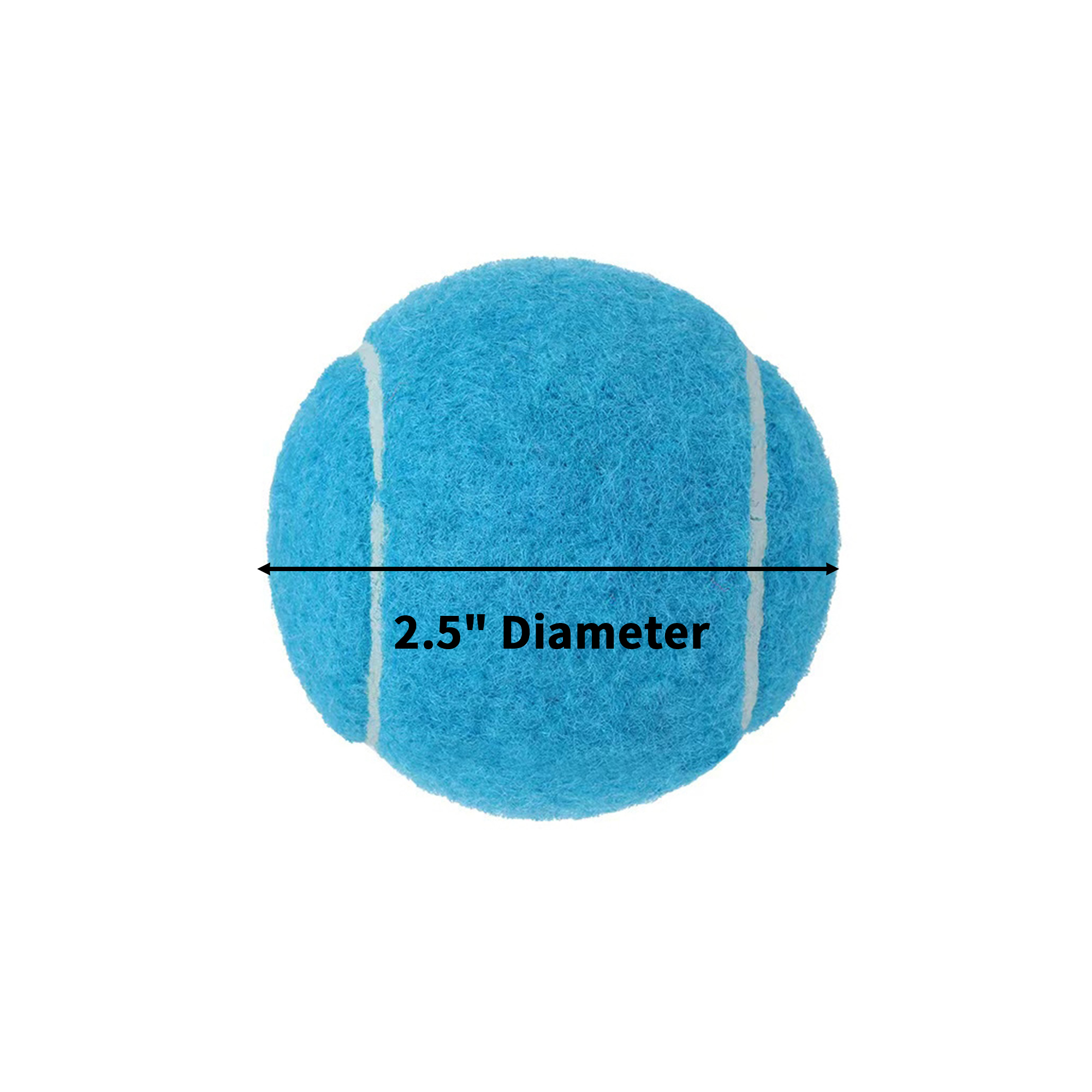 Rubber Pet Tennis Ball Bite Resistant Toy 21