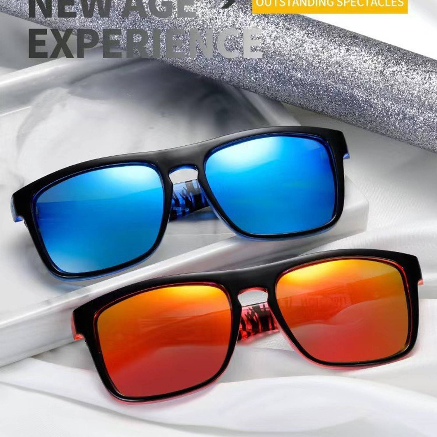 Outdoor Cycling D731 Men's Square Polarized Sunglasses 5