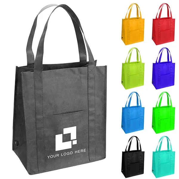 Custom RPET Reusable Shopping Bag- 13x15x8 2