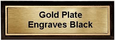 3" x 9" Bronze Border Cast Aluminum Plaque 2
