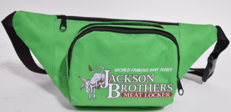 Full Dye Sublimation Waist Bag 4 Zipper 13.4" X 3.75"