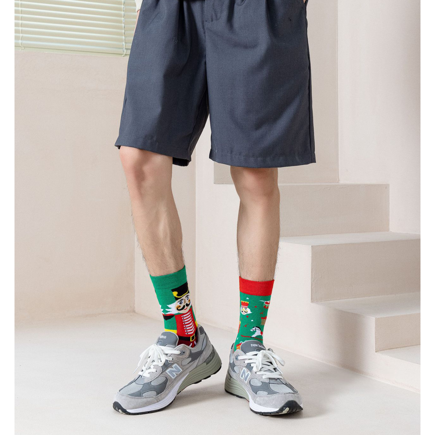 Christmas Creative Jacquard Cotton Socks 6