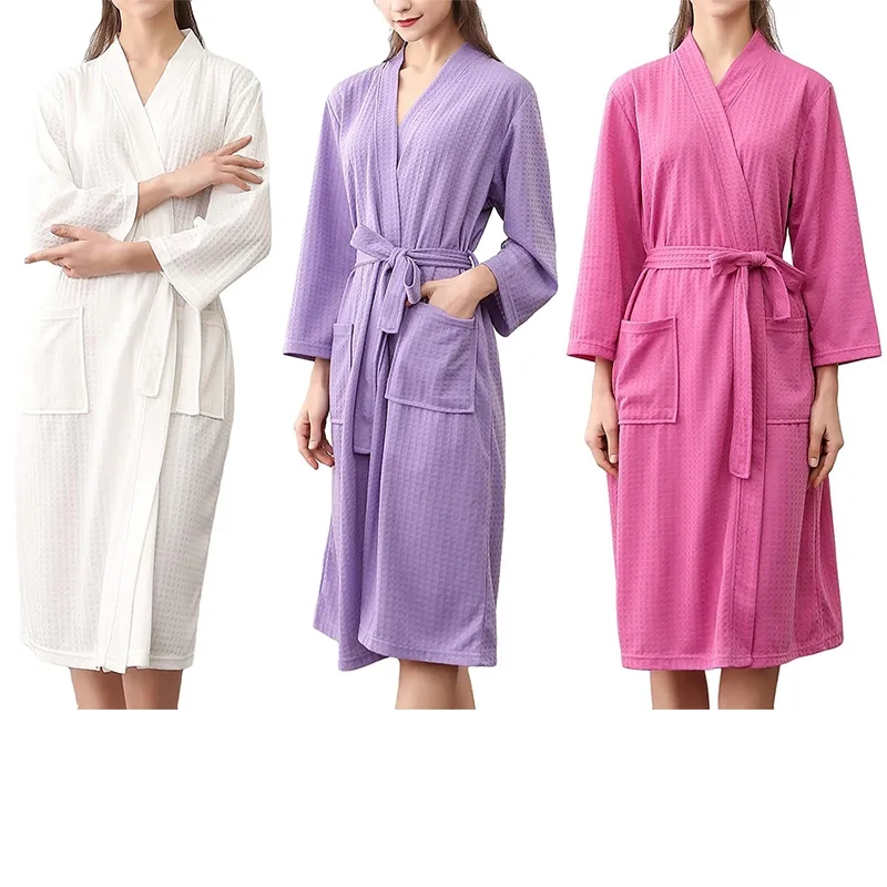 Waffle Robe Women 3