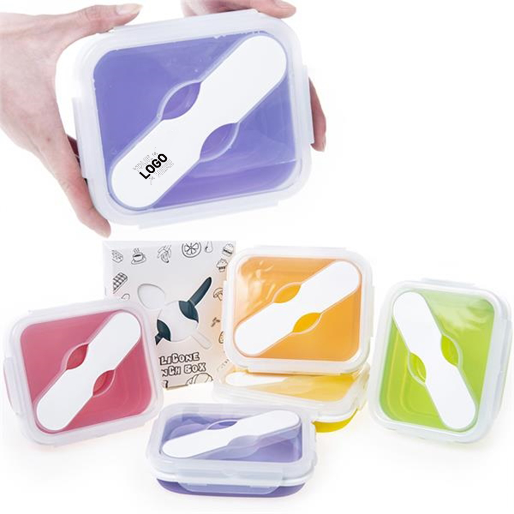 Foldable Bento Lunch Box Collapsible Food Storage Containers 5