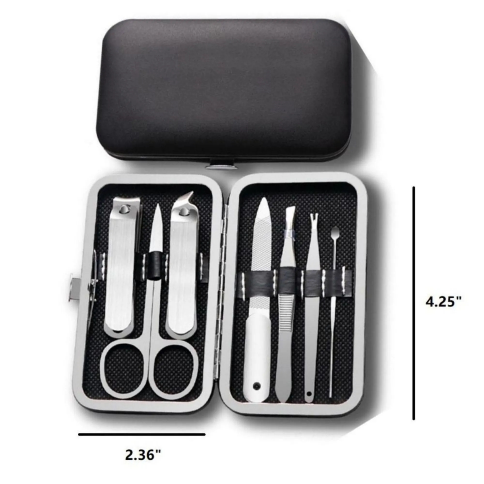 7 Pcs Portable Stainless Steel Manicure Set 1