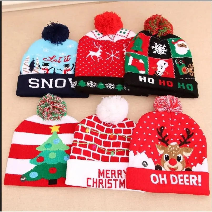 Christmas LED Beanie Hat 2