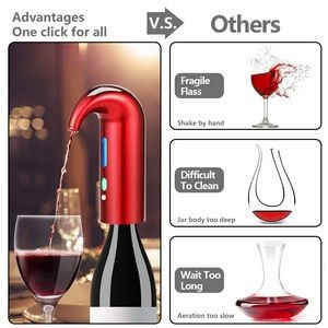 Electric Wine Decanter Aerator And Dispenser 12