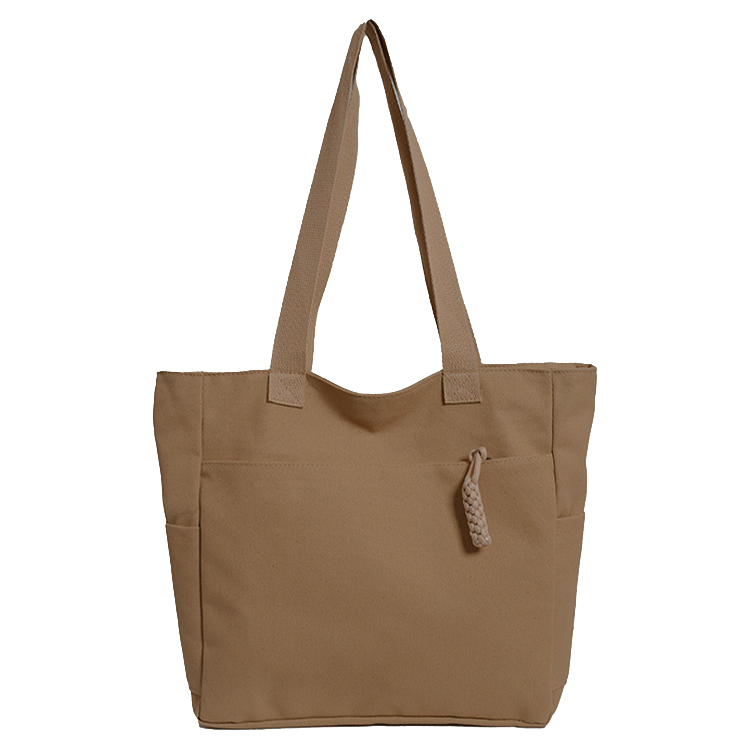 Canvas Large Capacity Single Shoulder Tote Bag, custom tote bag with logo imprint 2